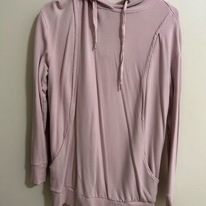 Seraphine Maternity Pink Hooded NursingSweatshirt